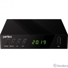 Perfeo DVB-T2/C приставка ″STREAM-2″ для  цифр.TV, Wi-Fi, IPTV, HDMI, 2 USB, DolbyDigital, пульт ДУ [PF_A4488 ]