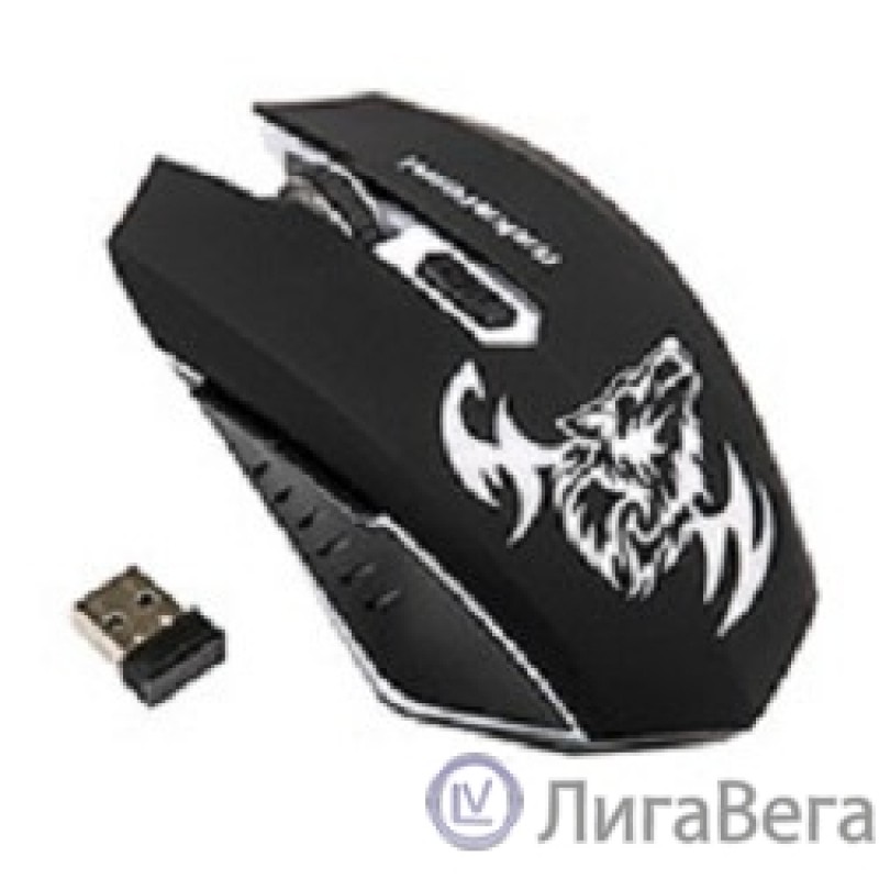 Мышь MROG-15U Nakatomi Gaming RF 2.4G Optical - игровая, 6 кнопок+ролик, USB     