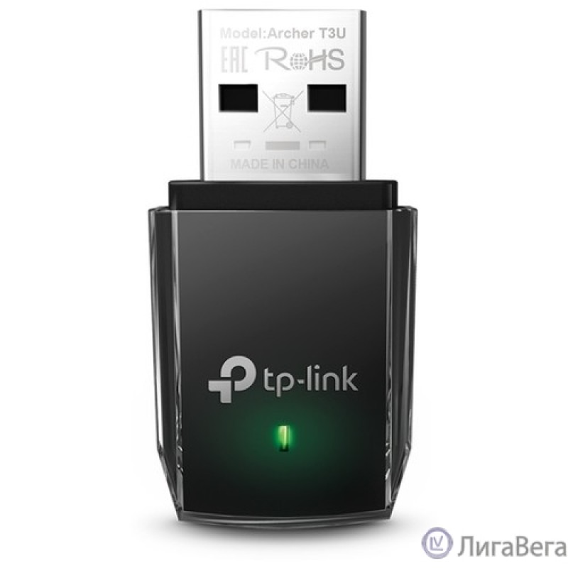 TP-Link Archer T3U AC1300 Мини Wi-Fi MU-MIMO USB-адаптер TP-Link Archer T3U AC1300 Мини Wi-Fi MU-MIMO USB-адаптер
