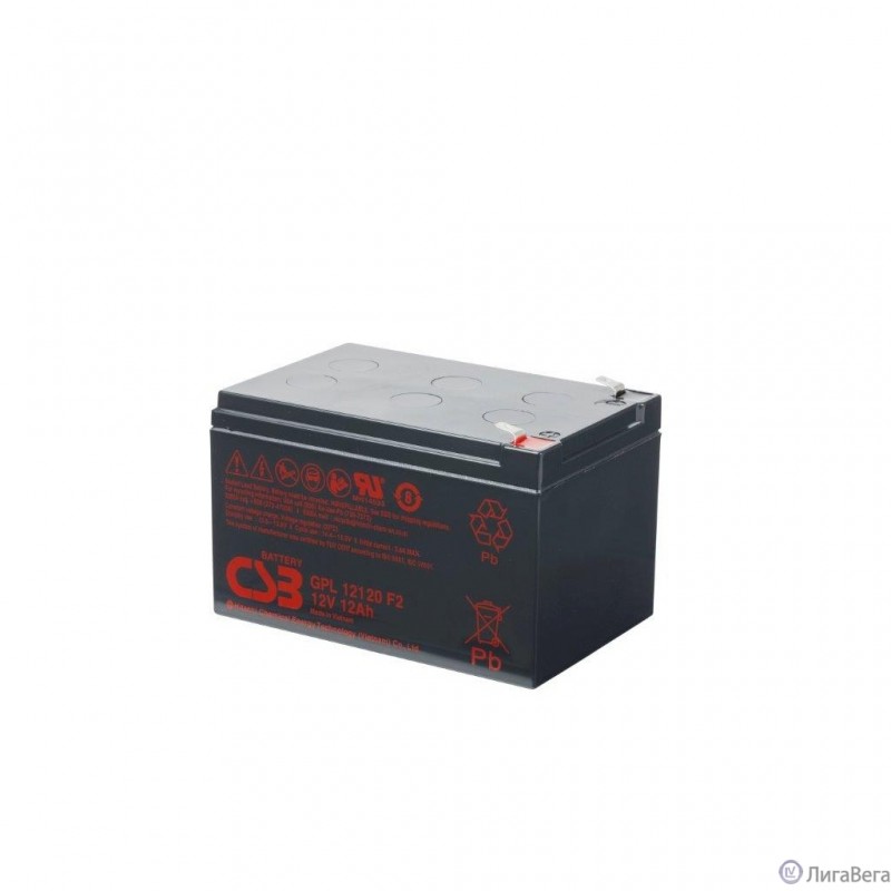 CSB Батарея GPL12120 F2  (12V 12Ah)  CSB Батарея GPL12120 F2  (12V 12Ah)