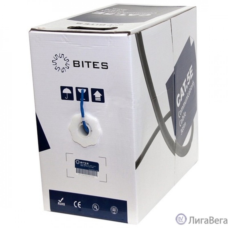 5bites Кабель FS5505-305A-BL витая пара FTP / SOLID / 5E / 24AWG / CCA / PVC / BLUE / 305M 5bites Кабель FS5505-305A-BL витая пара FTP / SOLID / 5E / 24AWG / CCA / PVC / BLUE / 305M