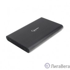 Gembird EE2-U3S-50 Внешний корпус 2.5″ чёрный, USB 3.0, SATA, до 2 Тб, алюминий