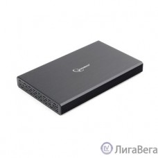 Gembird EE2-U3S-55 Внешний корпус 2.5″ чёрный, USB 3.0, SATA, до 2 Тб, алюминий