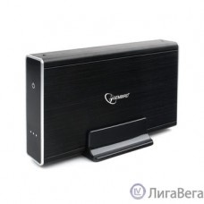 Gembird EE3-U3S-80 Внешний корпус 3.5″ чёрный, USB 3.0, SATA, HDD/SSD, до 10 Тб, алюминий
