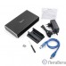 Gembird EE3-U3S-80 Внешний корпус 3.5″ чёрный, USB 3.0, SATA, HDD/SSD, до 10 Тб, алюминий