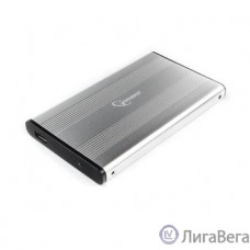 Gembird EE2-U3S-5-S Внешний корпус 2.5″ серебро, USB 3.0, SATA, до 2 Тб, металл