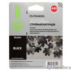 Cactus PG440XL  Картридж  для Canon PIXMA MG2140/MG3140, черный
