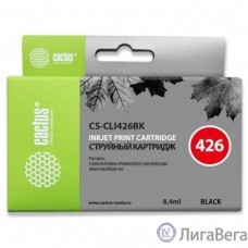 Cactus CLI426BK  Картридж  для Canon MG5140/5240/6140/8140/MX884, черный, 8.4 мл.