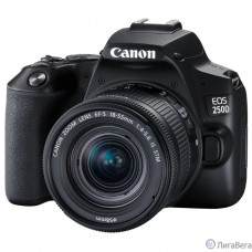 Canon EOS 250D черный {24.1Mpix EF-S 18-55mm f/1:4-5.6 IS STM 3″ 4K Full HD SDXC Li-ion}