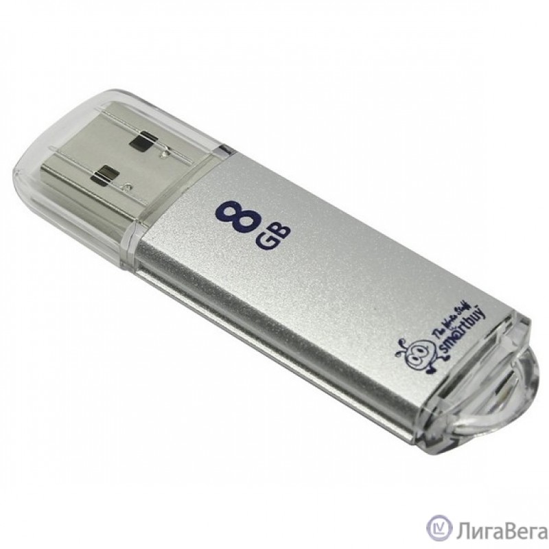 Smartbuy USB Drive 8Gb V-Cut series Silver SB8GBVC-S Smartbuy USB Drive 8Gb V-Cut series Silver SB8GBVC-S