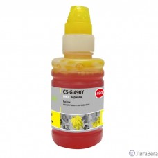 Cactus Чернила CS-GI490Y для Canon Pixma G1400/G2400/G3400, желтый, 100мл