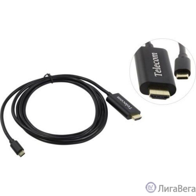 Telecom Кабель USB3.1 Type-Cm --> HDMI A(m) 4K@30Hz, 1.8m 