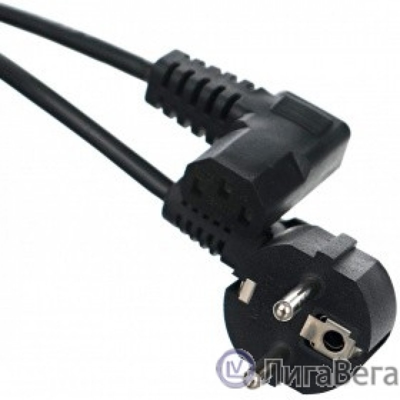 Telecom Кабель компьютер - розетка  угловой  220V  (Европейский стандарт)  