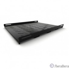 Hyperline TSH3H-650-RAL9004 Полка стационарная усиленная, глубина 650 мм, с боковым креплением, нагрузка до 100 кг, для шкафов серии TTB, TTR, TTC2, 485х650мм (ШхГ), цвет черный (RAL 9004)