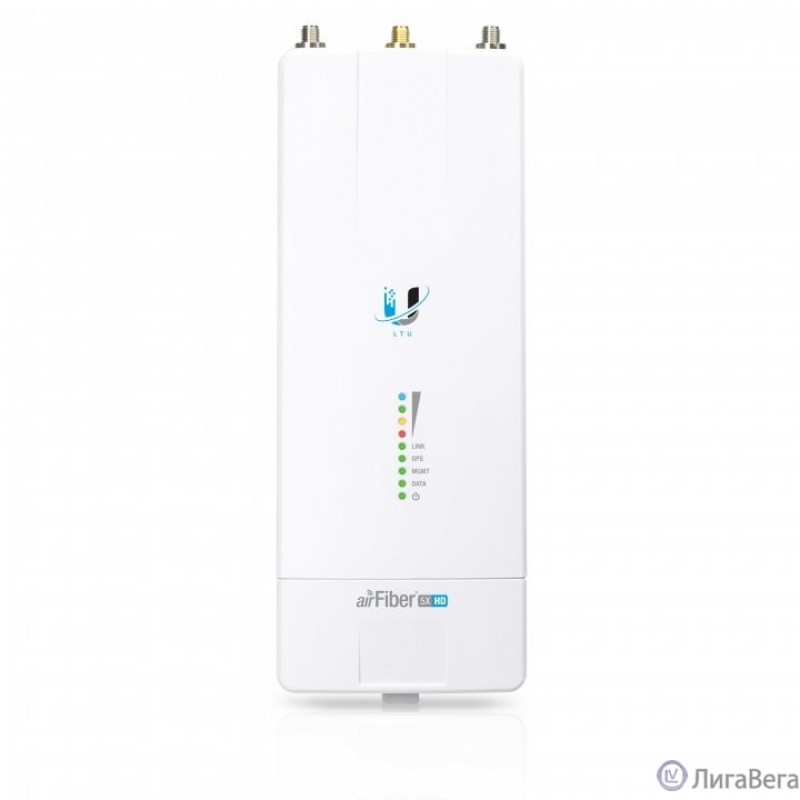 UBIQUITI AF-5XHD Ubiquiti airFiber 5X HD РРС 4.8-6.2 ГГц без антенны (поставляется отдельно), 2x RPSMA