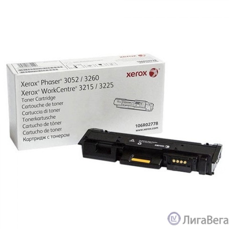 Xerox 106R04348 Тонер-картридж для XEROX B205/B210/B215 (3 000 стр.) Xerox 106R04348 Тонер-картридж для XEROX B205/B210/B215 (3 000 стр.)