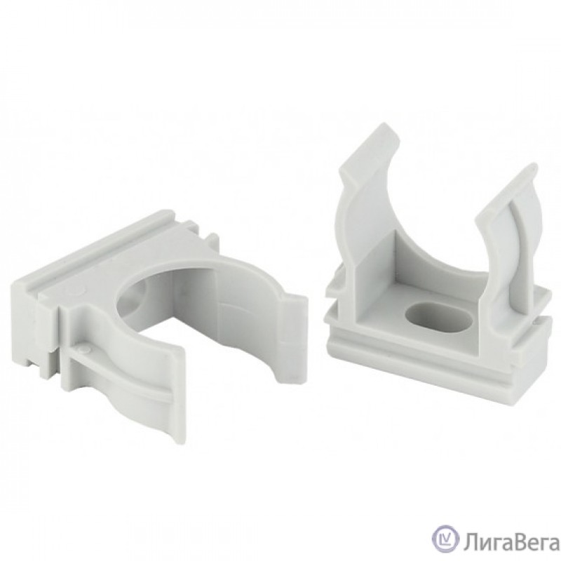 ЭРА Б0020035 Крепеж-клипса CLIP-16 (серый) для трубы d 16мм