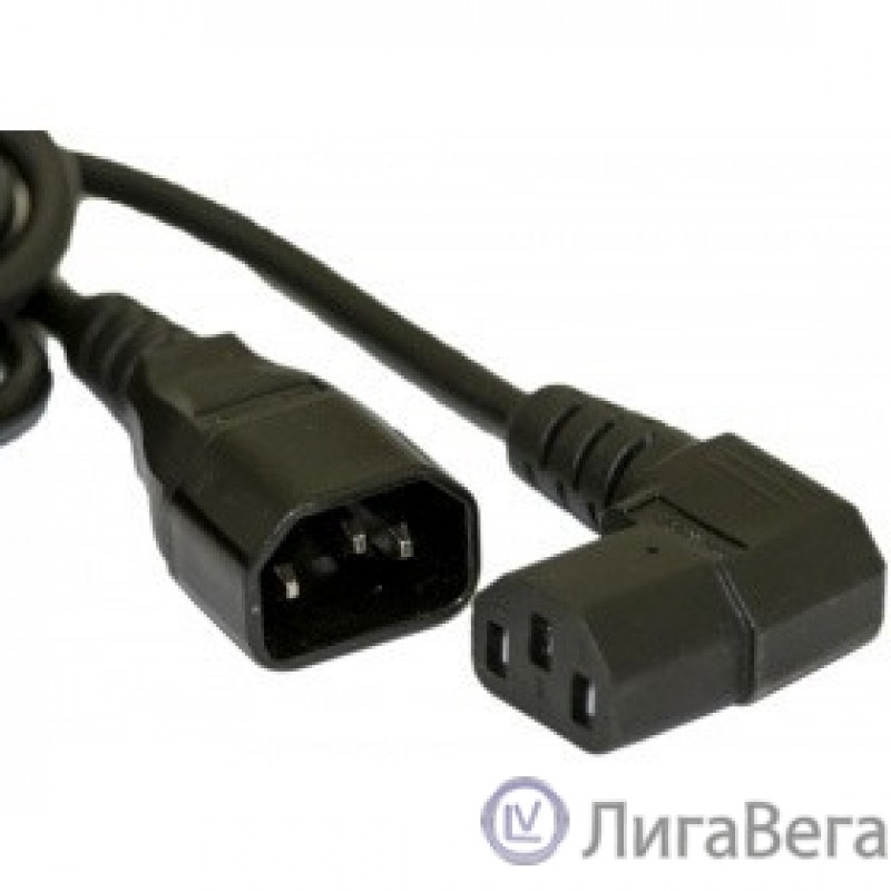 Hyperline PWC-IEC13A-IEC14-1.8-BK Кабель питания монитор-компьютер IEC 320 C13 (угловая) - IEC 320 C14 (3x0.75), 10A, прямая вилка, 1.8м, цвет черный Hyperline PWC-IEC13A-IEC14-1.8-BK Кабель питания монитор-компьютер IEC 320 C13 (угловая) - IEC 320 C14 (3x0.75), 10A, прямая вилка, 1.8м, цвет черный