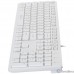 Клавиатура Oklick 500M белый USB slim Multimedia  [1061586]