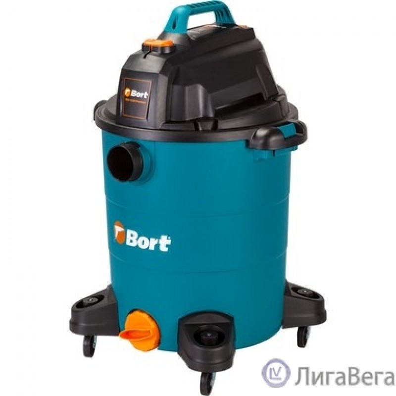 Bort Пылесос для сухой и влажной уборки BSS-1530-Premium {30 л; 1500 Вт; 23 кПа; Пылесос для влажной уборки ; 5,6 кг; набор аксессуаров 16 шт} [93723460]