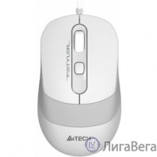 A-4Tech Мышь FStyler FM10 WHITE белый/серый оптическая (1000dpi) USB [1147676]
