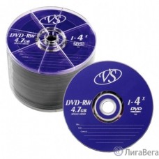 Диски VS DVD-RW 4,7 GB 4x Bulk/50 (620724)