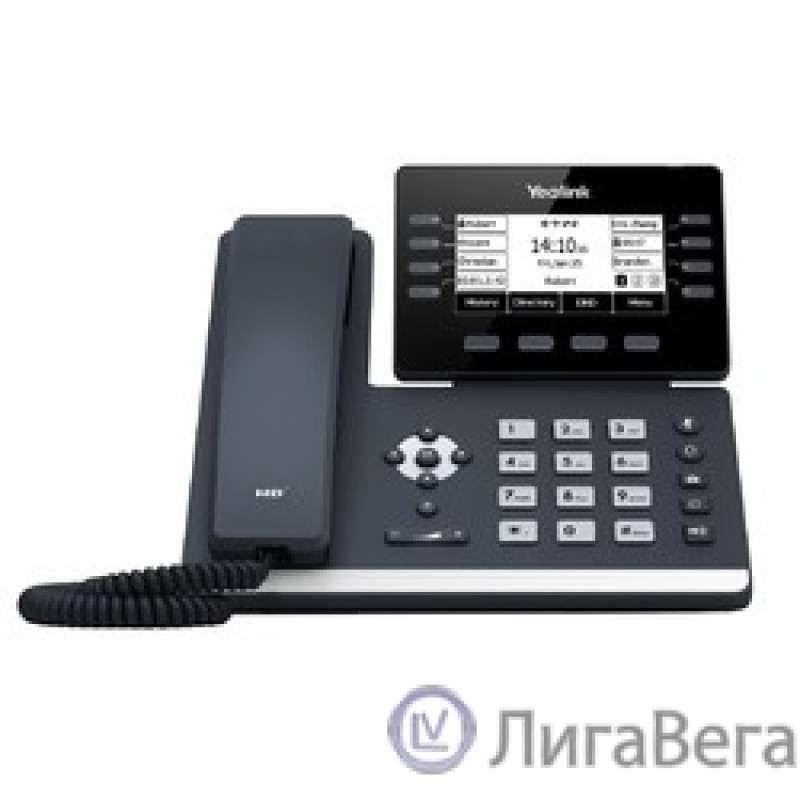 YEALINK SIP-T53W SIP-телефон, экран 3.7″, 12 SIP аккаунтов, Wi-Fi, Bluetooth, Opus, 8*BLF, PoE, USB, GigE, БЕЗ БП YEALINK SIP-T53W SIP-телефон, экран 3.7″, 12 SIP аккаунтов, Wi-Fi, Bluetooth, Opus, 8*BLF, PoE, USB, GigE, БЕЗ БП