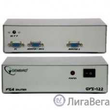Gembird GVS122  Разветвитель сигнала VGA на 2 монитора (Gembird) 