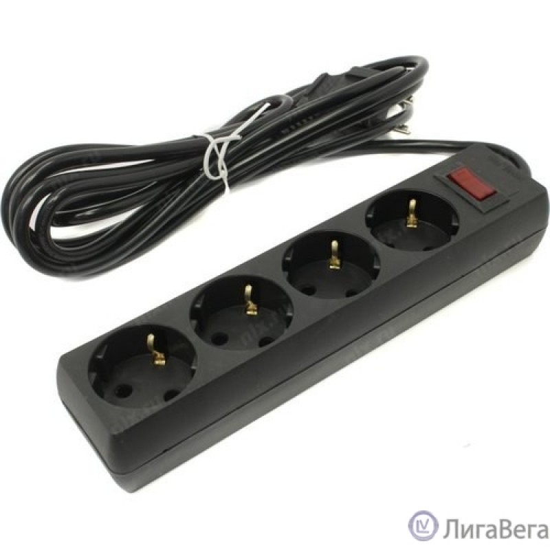 Exegate EX279397RUS Удлинитель ExeGate EC-4-3B (4 розетки, 3м, евровилка, черный) Exegate EX279397RUS Удлинитель ExeGate EC-4-3B (4 розетки, 3м, евровилка, черный)