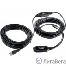 VCOM CU827-10M Кабель-адаптер USB3.0-repeater, удлинительный активный Af> 10м 