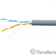 SkyNet Кабель UTP indoor 2x2x0,46, медный, FLUKE TEST, кат.5e, однож., (100м) box, серый [CSL-UTP-2-CU/100]