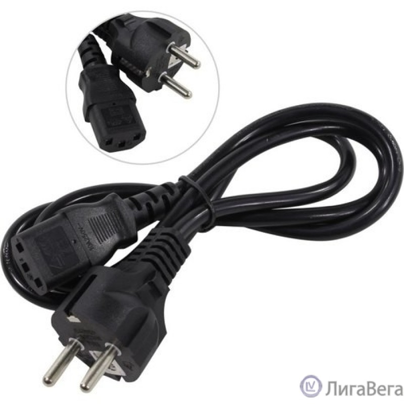 Exegate EP280641RUS Кабель питания ExeGate Power PC-1P (Евровилка Schuko->С13) VDE-250V-3*0.75mm2, медь, черный, 1.0м. Exegate EP280641RUS Кабель питания ExeGate Power PC-1P (Евровилка Schuko->С13) VDE-250V-3*0.75mm2, медь, черный, 1.0м.
