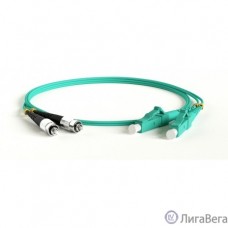 Hyperline FC-D2-503-FC/PR-LC/PR-H-3M-LSZH-AQ Патч-корд волоконно-оптический (шнур) MM 50/125(OM3), FC-LC, duplex, LSZH, 3 м