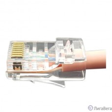 Hyperline PLEZ-8P8C-U-C6 Разъем легкой оконцовки RJ-45 (8P8C) под витую пару, категория 6 (50 µ″/ 50 микродюймов), универсальный (для одножильного и многожильного кабеля) (1 шт.)