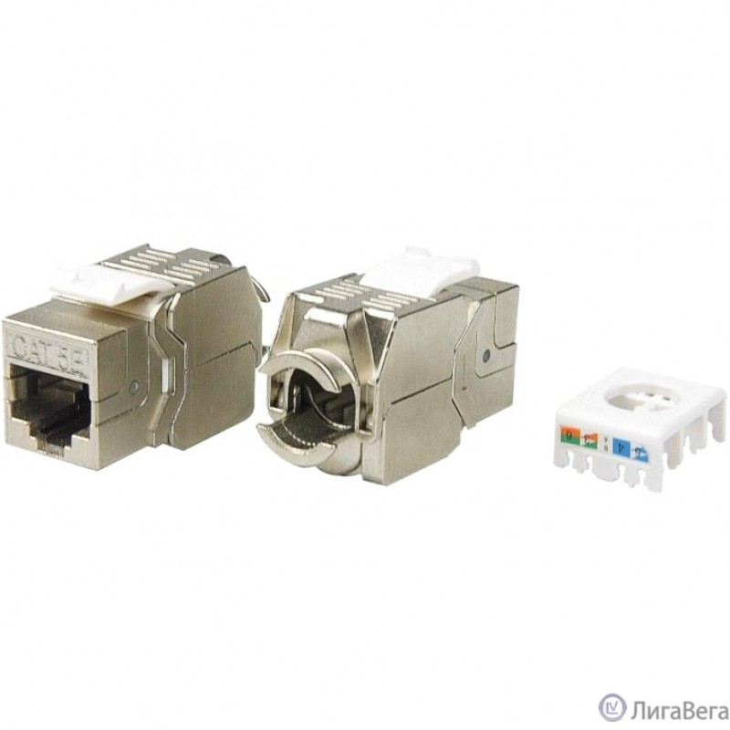 Hyperline KJ8-8P8C-C5e-180-TLS-SH-F-WH Вставка Keystone Jack RJ-45(8P8C), категория 5e, экранированная, тип 180 градусов, Toolless, белая Hyperline KJ8-8P8C-C5e-180-TLS-SH-F-WH Вставка Keystone Jack RJ-45(8P8C), категория 5e, экранированная, тип 180 градусов, Toolless, белая