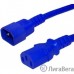 Hyperline PWC-IEC13-IEC14-1.8-BL кабель питания монитор-компьютер IEC 320 C13 - IEC 320 C14 (3x0.75), 10A, прямая вилка, 1.8 м, цвет синий Hyperline PWC-IEC13-IEC14-1.8-BL кабель питания монитор-компьютер IEC 320 C13 - IEC 320 C14 (3x0.75), 10A, прямая вилка, 1.8 м, цвет синий