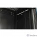 Hyperline TWB-0966-SR-RAL9004 шкаф настенный 19-дюймовый (19″), 9U, 500x600x600 мм, металлическая передняя дверь с замком, две боковые панели, цвет черный (RAL 9004) (разобранный)