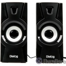 Dialog Stride AST-10UP - акустические колонки 2.0, 10W RMS, черные, питание от USB