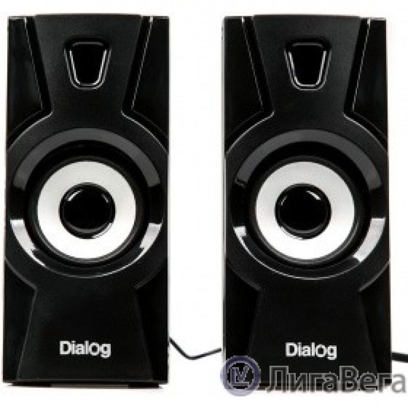 Dialog Stride AST-10UP - акустические колонки 2.0, 10W RMS, черные, питание от USB