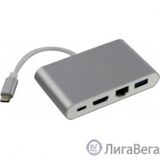 VCOM CU455 Кабель-адаптер USB3.1 Type-CM-->HDMI+USB3.0+RJ45+PD charging  VCOM 