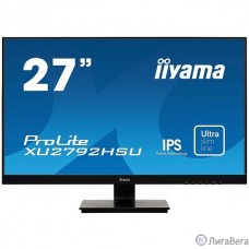 LCD IIYAMA 27″ XU2792HSU-B1 черный {IPS 1920x1080 75Hz 4ms 250cd 1000:1 8bit(6bit+FRC) 178/178 D-Sub HDMI2.0 DisplayPort1.2 2xUSB2.0 VESA 2x2W AudioOut}