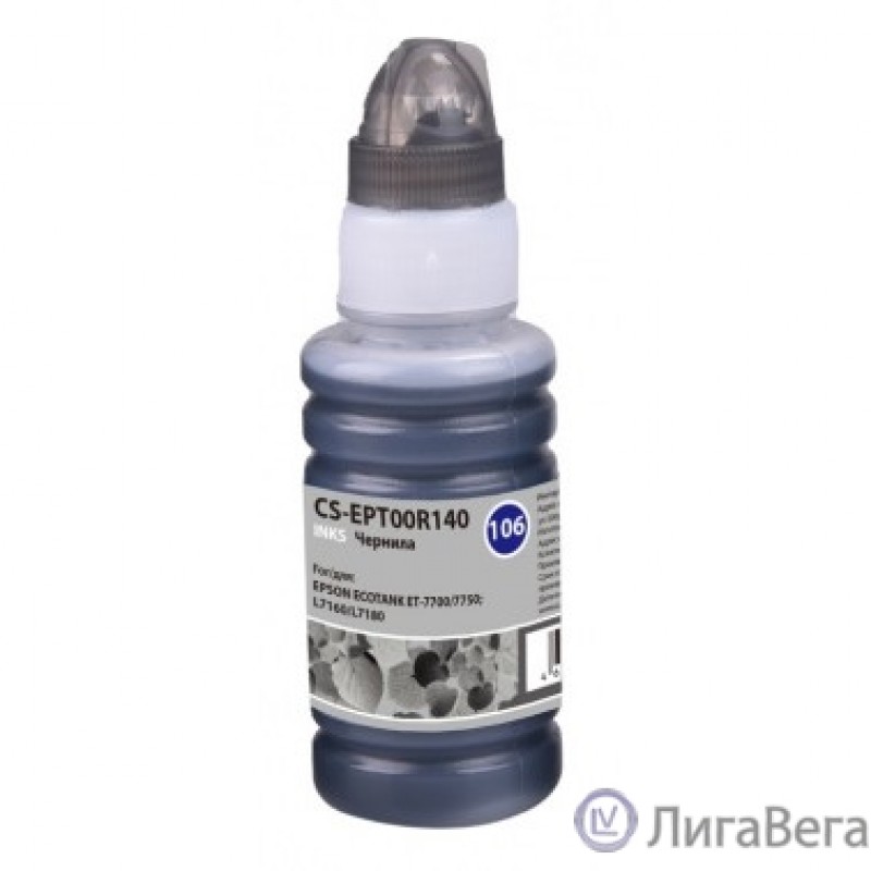 Cactus CS-EPT00R140 Чернила для Epson L7160/L7180, черный, 70мл