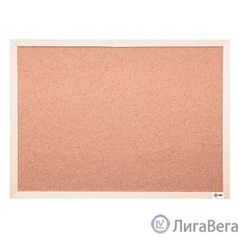 Cactus CS-CWBD-30x45 Демонстрационная, доска пробка/ пробковая 30х45см деревянная рама коричневый