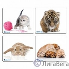 Defender Коврик для мыши Silk, шелковый, 230х190х3, 10 видов [50706] 