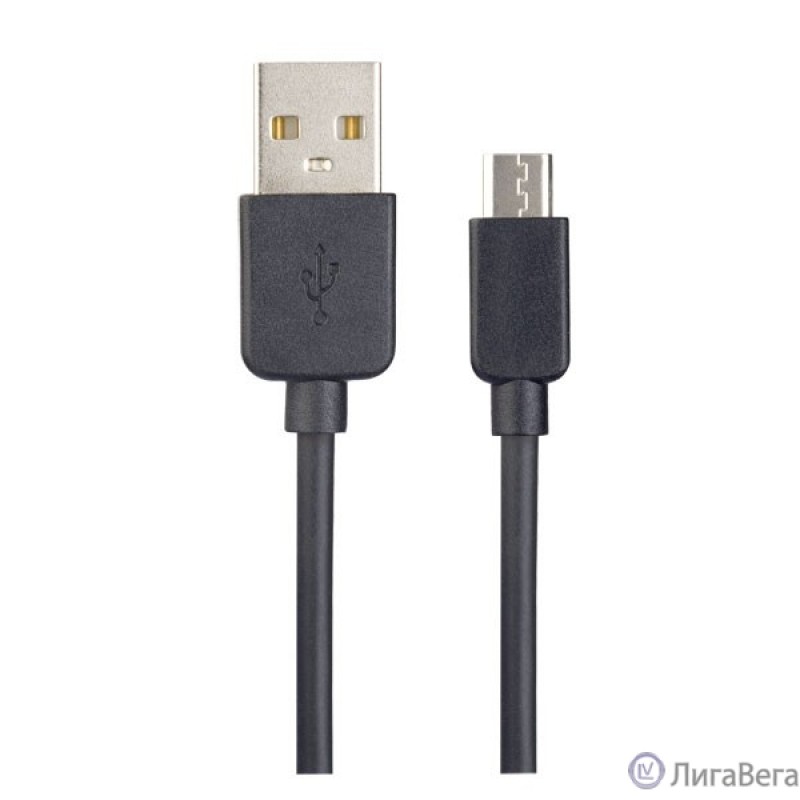 PERFEO Кабель USB2.0 A вилка - Micro USB вилка, черный, длина 1 м., бокс (U4006)