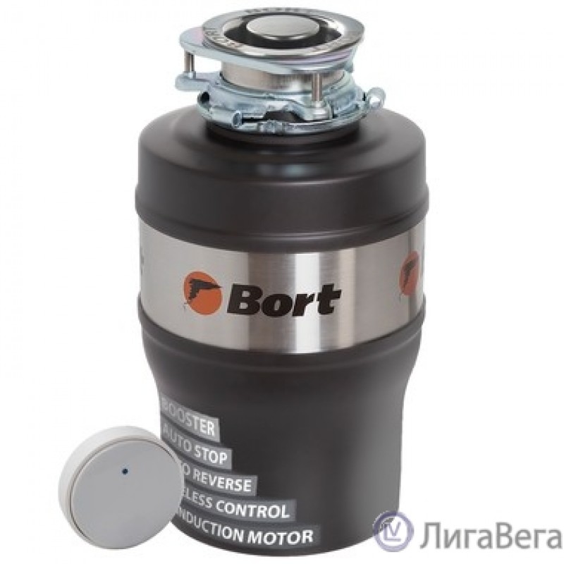 Bort Измельчитель пищевых отходов Alligator Max {Мощность 560 Вт; Объем камеры 1600 мл ;Размер 365х210 мм;9,6 (9,6) кг; 35 x 26,5 x 41;  гарантия 2 г} [93410778]