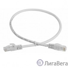 ITK PC01-C5EU-05M-G Шнур коммутационный кат. 5Е UTP 0,5м серый GENERICA