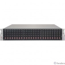 Supermicro server chassis CSE-216BE2C-R920LPB, 2U, 24 x 2.5″ hot-swap SAS/SATA drive bay, optional 2 x 2.5″ hot-swap drive bay, 1U 920W RPSU