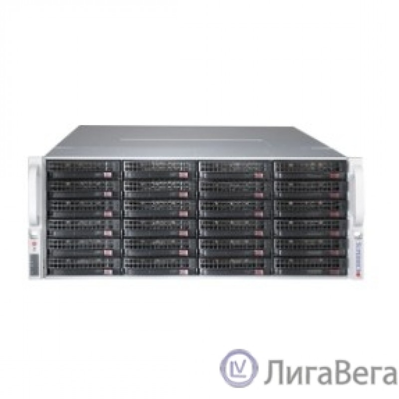 Supermicro CSE-847BE1C4-R1K23LPB Корпус компьютерный 4U SC847B LP CSE SAS3 Single Expander, 10K Fan 1200W PWS [CSE-847BE1C4-R1K23LPB]