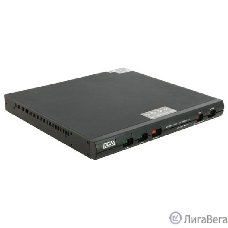 PowerCom King Pro RM KIN-1000AP ИБП (1U) {Line-Interactive, 1000VA/800W, Rack, 5хС13, Serial+USB} (1152593)